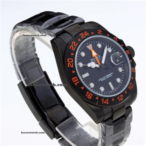rolex explorer fragment automatic full pvd with black dial